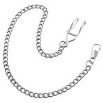 Cadena de acero inoxidable para reloj de bolsillo — Plateado