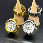 Reloj anillo de cuarzo con caja de aleación