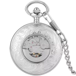 Reloj de bolsillo automático con esfera azul