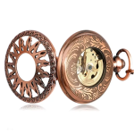 Reloj de bolsillo automático con mecanismo visible