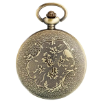Reloj de bolsillo DAD de cuarzo en tono bronce