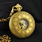 Reloj de bolsillo de cobre con cuerda manual