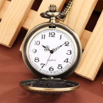 Reloj de bolsillo de cuarzo con pájaros