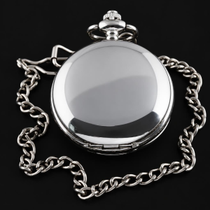 Reloj de bolsillo double hunter con cadena
