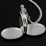 Reloj de bolsillo double hunter con cadena