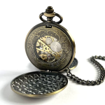 Reloj de bolsillo Double Hunter mecánico