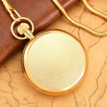Reloj de bolsillo esqueleto con números arábigos