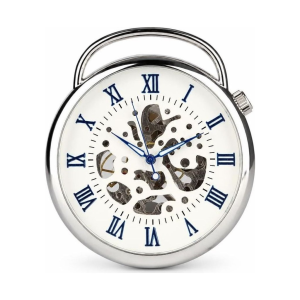 Reloj de bolsillo esqueleto de cuerda manual