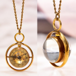 Reloj de bolsillo esqueleto de latón