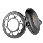 Reloj de bolsillo esqueleto mecánico de cuerda manual