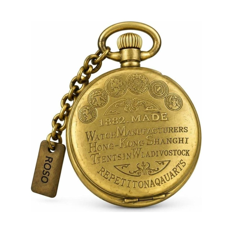 Reloj de bolsillo mecánico de cobre