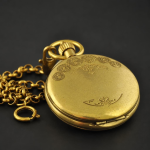 Reloj de bolsillo mecánico de cobre