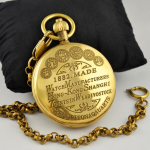 Reloj de bolsillo mecánico de cobre