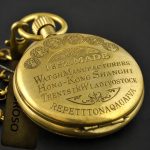 Reloj de bolsillo mecánico de cobre