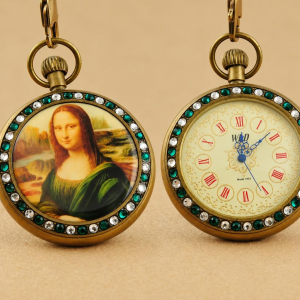 Reloj de bolsillo mecánico de cobre VIGOROSO