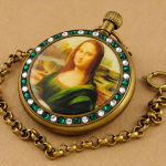 Reloj de bolsillo mecánico de cobre VIGOROSO