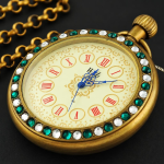 Reloj de bolsillo mecánico de cobre VIGOROSO