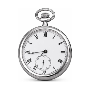 Reloj de bolsillo mecánico VIGOROSO de acero inoxidable