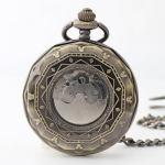 Reloj de bolsillo mecánico vintage con cadena