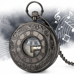 Reloj de bolsillo musical de cuarzo en aleación