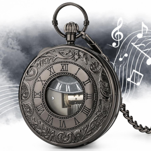 Reloj de bolsillo musical de cuarzo en aleación