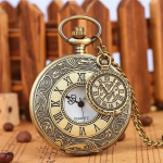 Reloj de bolsillo quartz antiguo con 3 diseños
