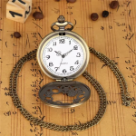Reloj de bolsillo quartz antiguo con 3 diseños