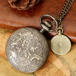 Reloj de bolsillo quartz con cadena
