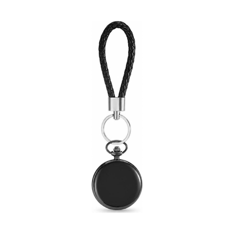 Reloj de bolsillo quartz con cordón trenzado