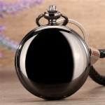 Reloj de bolsillo quartz con cordón trenzado