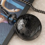 Reloj de bolsillo quartz con locomotora
