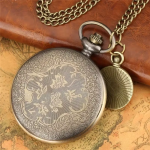 Reloj de bolsillo quartz con números romanos