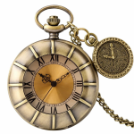 Reloj de bolsillo quartz con números romanos