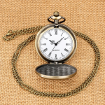 Reloj de bolsillo quartz para abuelo con cadena — Cadena de collar