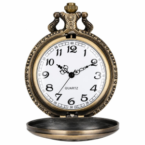 Reloj de bolsillo quartz París con cadena