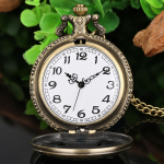 Reloj de bolsillo quartz París con cadena
