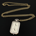Reloj de bolsillo quartz rectangular vintage