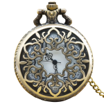 Reloj de bolsillo quartz steampunk de aleación