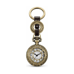 Reloj de bolsillo quartz vintage con llavero
