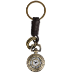 Reloj de bolsillo quartz vintage con llavero