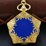 Reloj de bolsillo steampunk Chocolate Frog de cuarzo