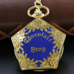 Reloj de bolsillo steampunk Chocolate Frog de cuarzo