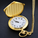 Reloj de bolsillo steampunk Chocolate Frog de cuarzo