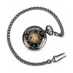 Reloj de bolsillo steampunk con apertura de corazón