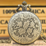 Reloj de bolsillo steampunk con cadena