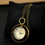 Reloj de bolsillo steampunk con cristal esférico