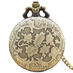 Reloj de bolsillo steampunk con dragón en relieve