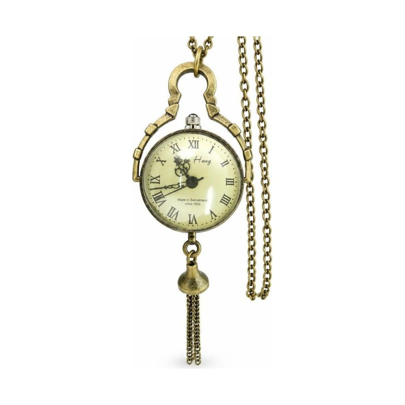 Reloj de bolsillo steampunk con números romanos