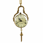 Reloj de bolsillo steampunk con números romanos