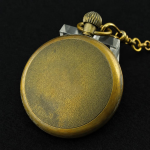 Reloj de bolsillo steampunk de cobre mecánico